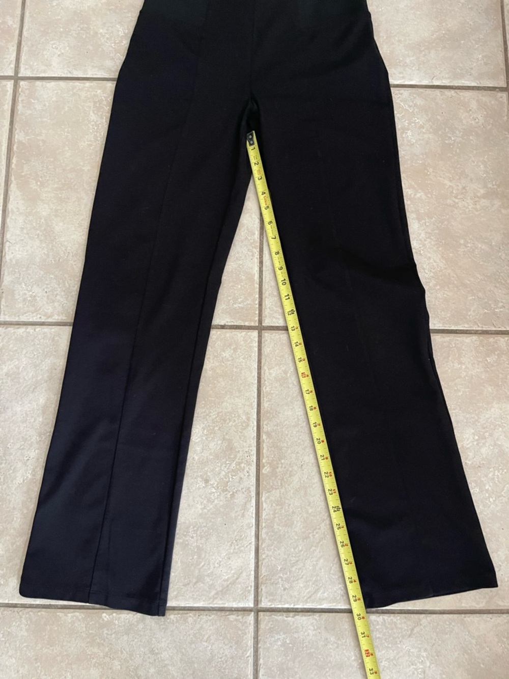 VTG Simply Noelle Pull-On, Elastic Waist, Black Pants, Size S/M 8-10 - Picture 2 of 7